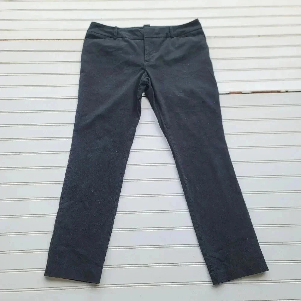 Mossimo Women's Fit 3 Mid Waist & Straight Hip Pants Size 10 Black 34x27.5